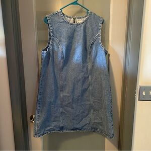 Sleeveless Denim Dress